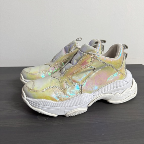 Jeffrey Campbell Holographic Iridescent Platform Sneakers - Picture 2 of 10